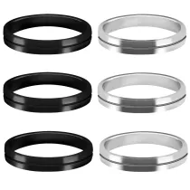 Mission S-Lock Rings - krúžky na násadky - 3 ks - black